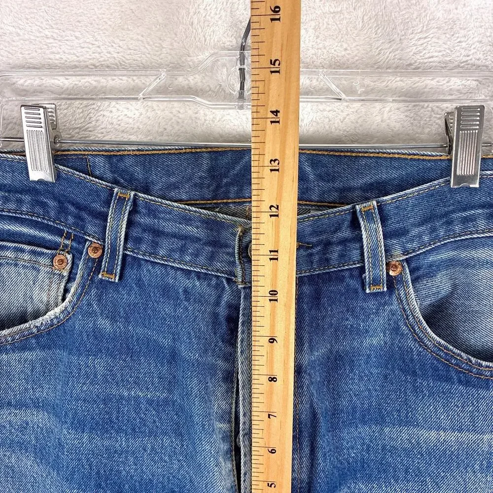 VTG Levis 501 XX Jeans Mens 36x36 (34x33) Faded Whiskered Button Fly Classic